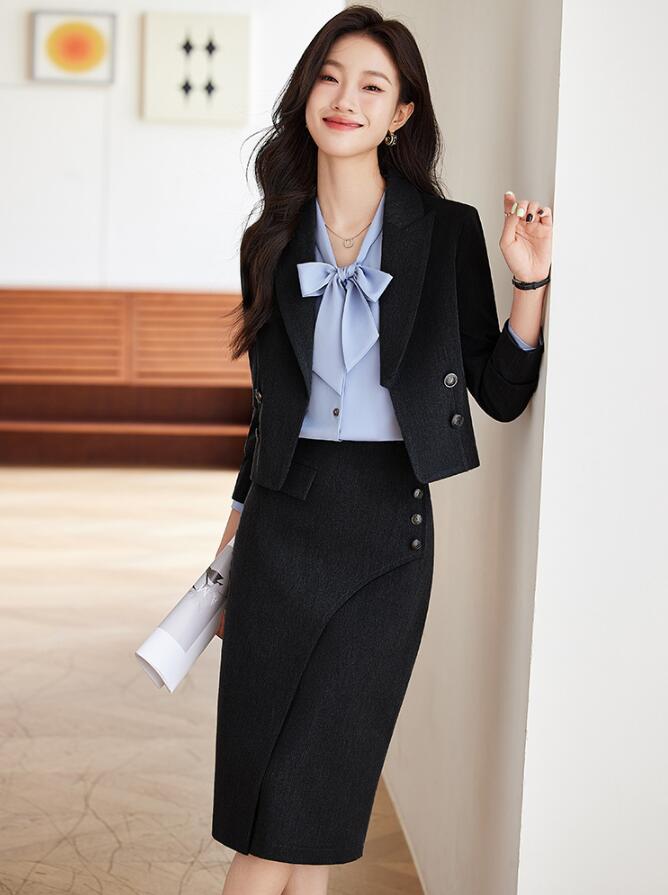 楽天市場】レディーススカートスーツセット ビジネス 制服OL スーツ