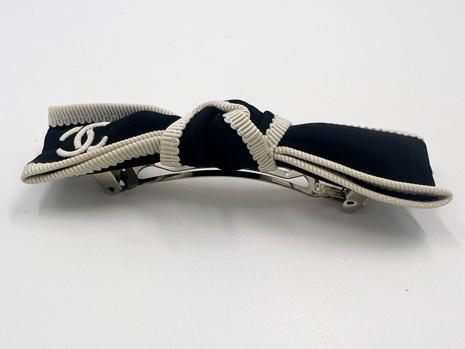 楽天市場】CHANEL シャネル ボウ バレッタ ヘアクリップ 髪留め リボン