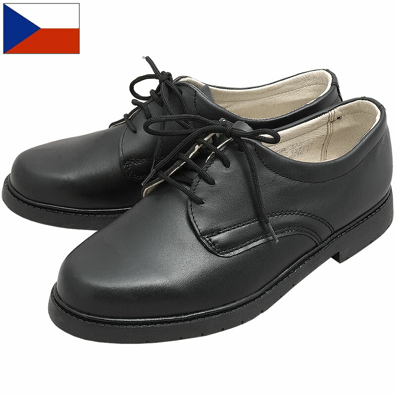 楽天市場】チェコ軍 レザー ポストマンシューズ ブラック デッド