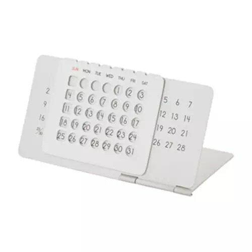 楽天市場】アルミ万年カレンダー 卓上 デスク アルミ スライド シート