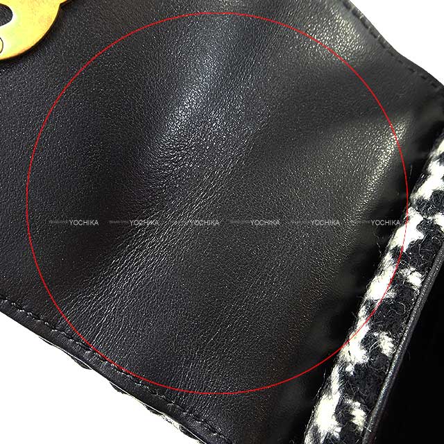楽天市場】CHANEL シャネル 千鳥格子柄 ミニ ショッピング 黒/白