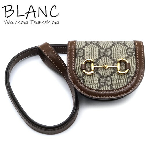 楽天市場】グッチ ホースビット Airpods ケース GGスプリーム ブラウン