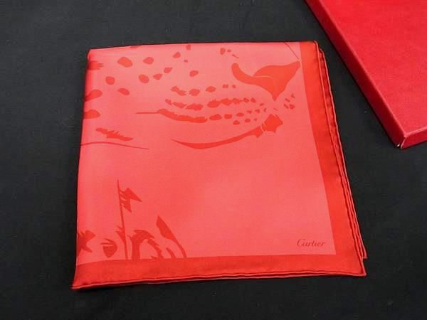 楽天市場】□新品□未使用□ Cartier カルティエ シルク100% ヒョウ