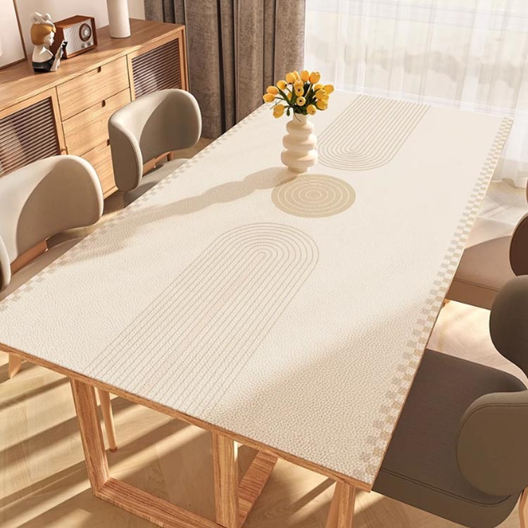 楽天市場】テーブルクロス PUレザー テーブルマット 無地 北欧 汚れ