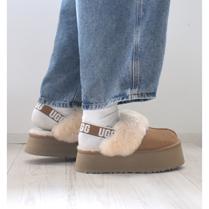 楽天市場】アグ UGG ファンケット サンダル 厚底 レディース