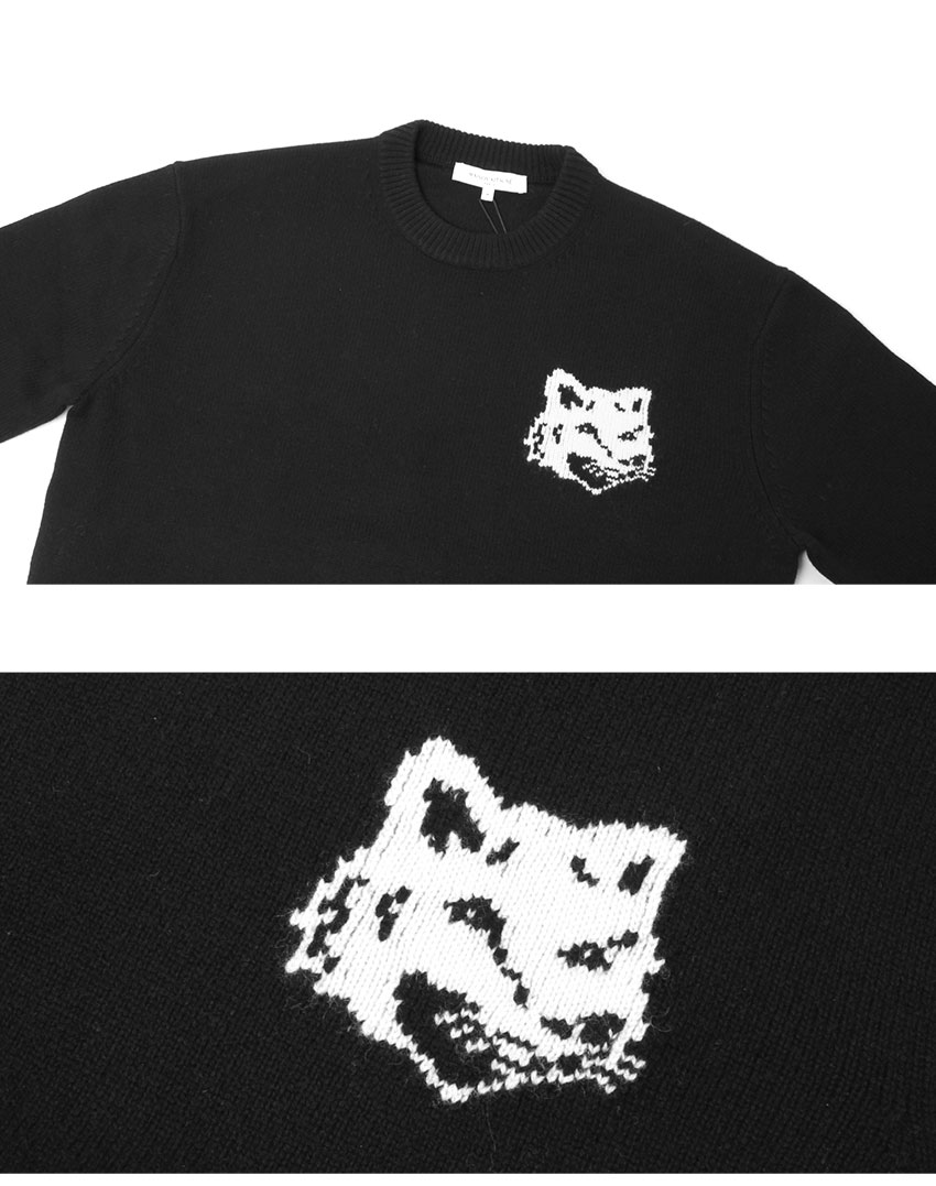 楽天市場】メゾンキツネ セーター MAISON KITSUNE フォックスヘッド