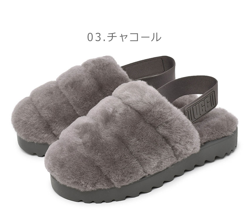楽天市場】アグ サンダル レディース スーパーフラッフスリッパ UGG