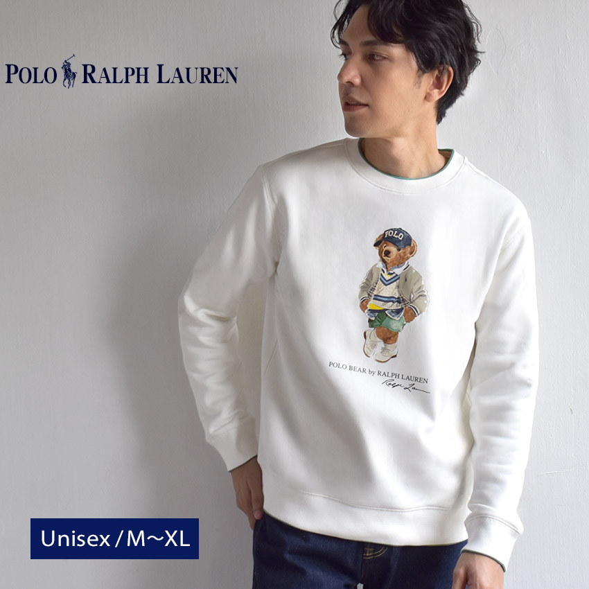 楽天市場】ポロ ラルフ ローレン FLEECE NOV BEAR GRA CREW SWEAT