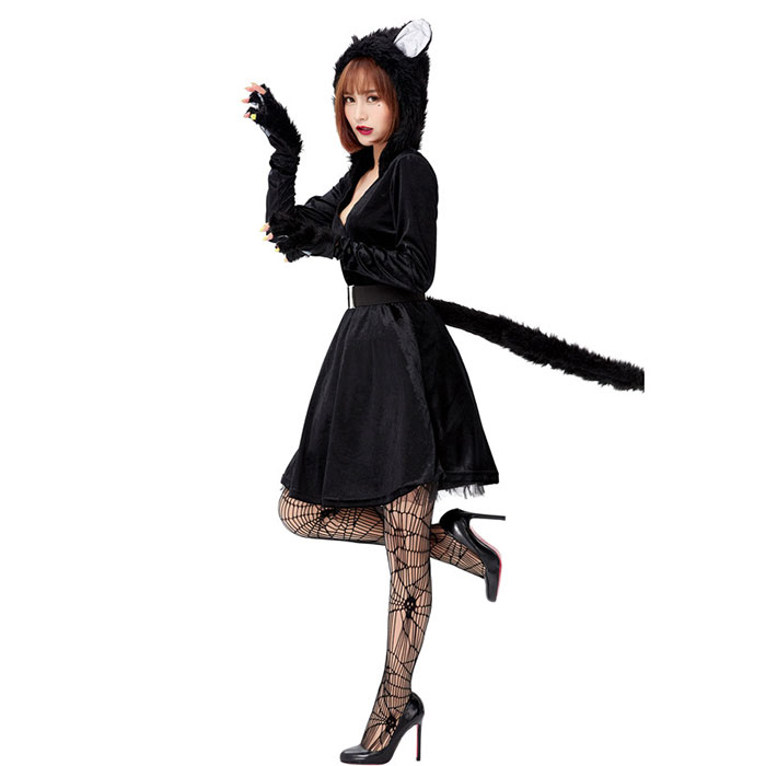 楽天市場】ハロウィンコスプレ 猫 ネコ 猫耳 セクシー 衣装 仮装 ミニ