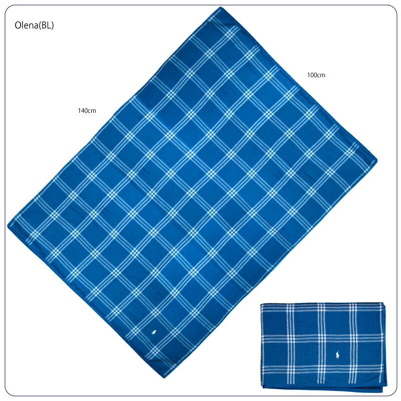 ラルフローレン ハーフタオルケット 2枚組 ラルフローレン チェック柄