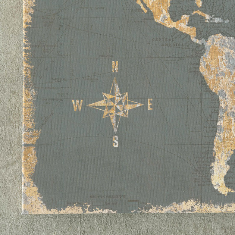 複数購入割引⭕️ アンティーク フレーム マップ 地図 ウォールアート