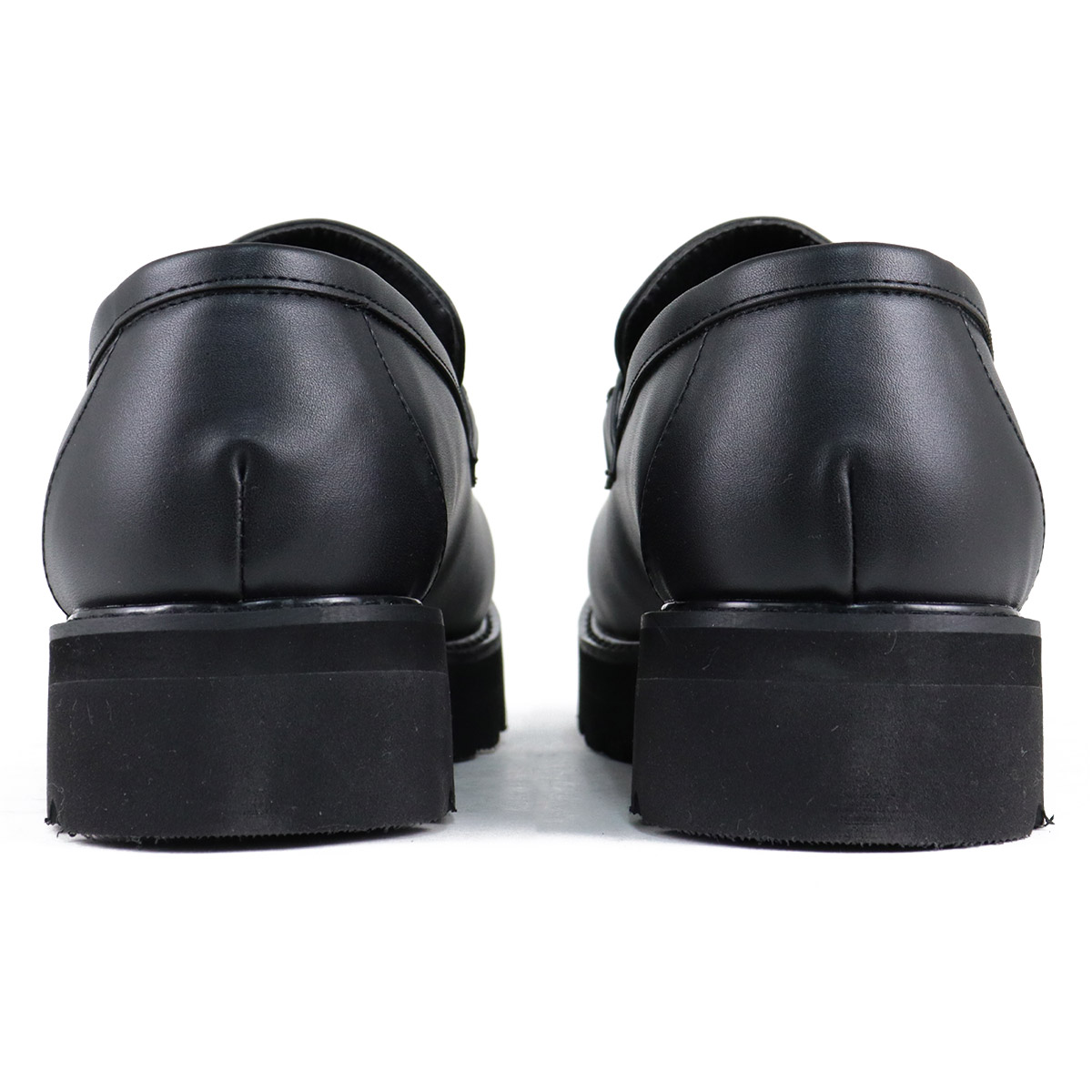 楽天市場】ローファー メンズ 革靴 ビット タンクソール 厚底 4cm