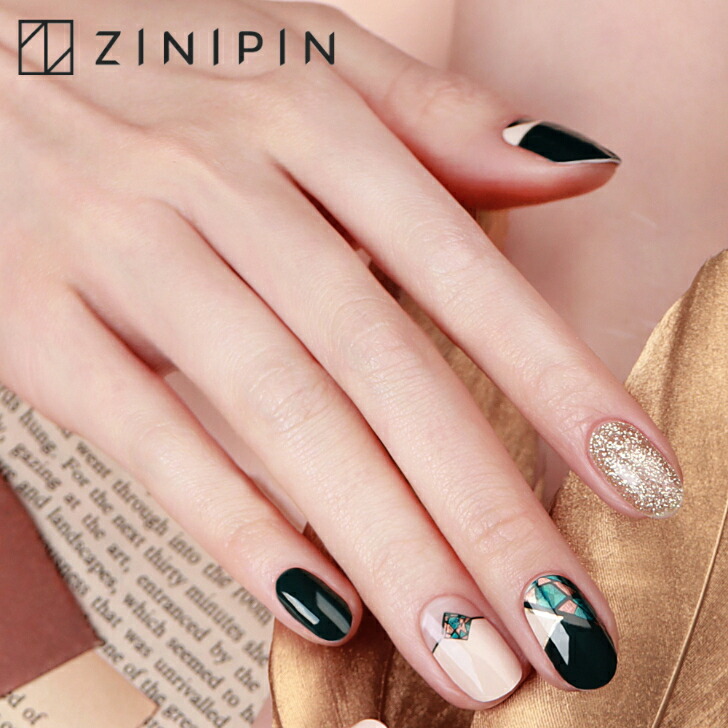 楽天市場】ネイルシール 硬化不要 貼るだけ マニキュア シール ジェル