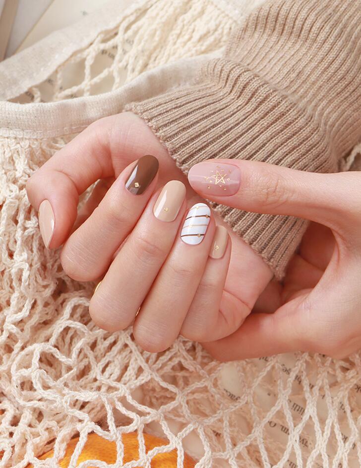 楽天市場】ジェルネイルシール ネイルシール 貼るだけ 硬化不要 ジェル