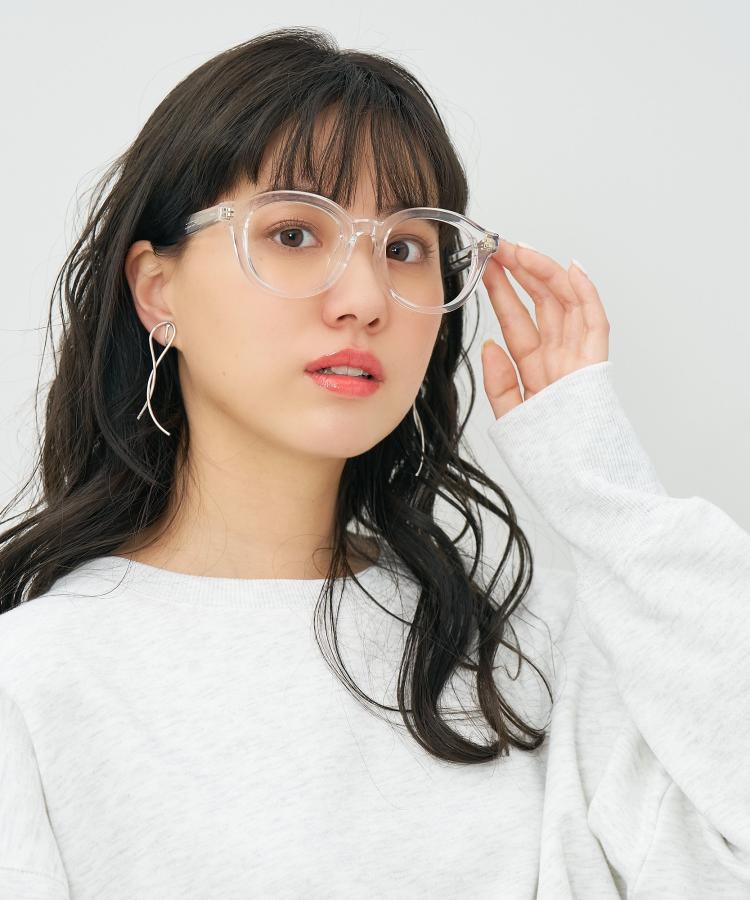 楽天市場】|ボストン型 メガネ(クリア) 軽量 TR素材 太縁 黒縁フレーム