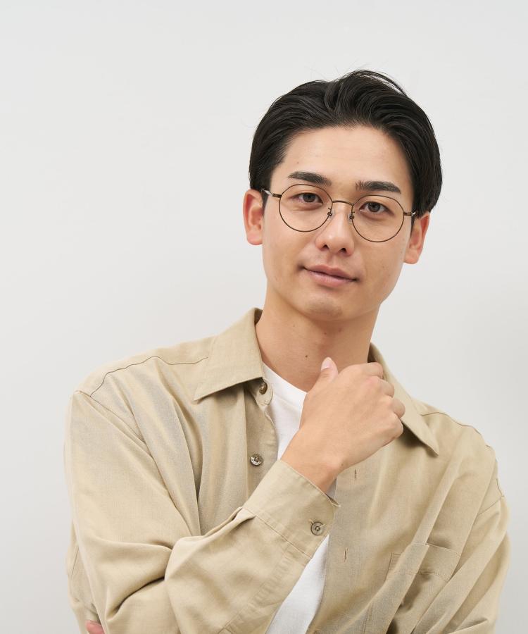 楽天市場】|【中顔面短縮みえメガネ】ボストン型 メガネ(ブラウン