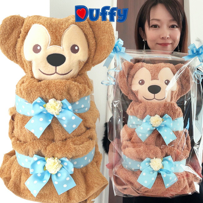 楽天市場】フード付きタオル ディズニー（キャラクターダッフィー）の通販