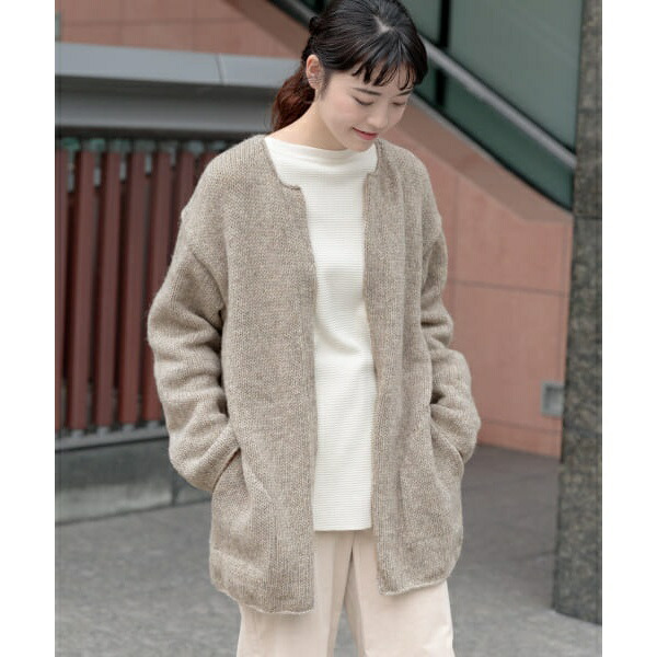楽天市場】ペルーニットロングカーディガン／かぐれ : 丸井（マルイ