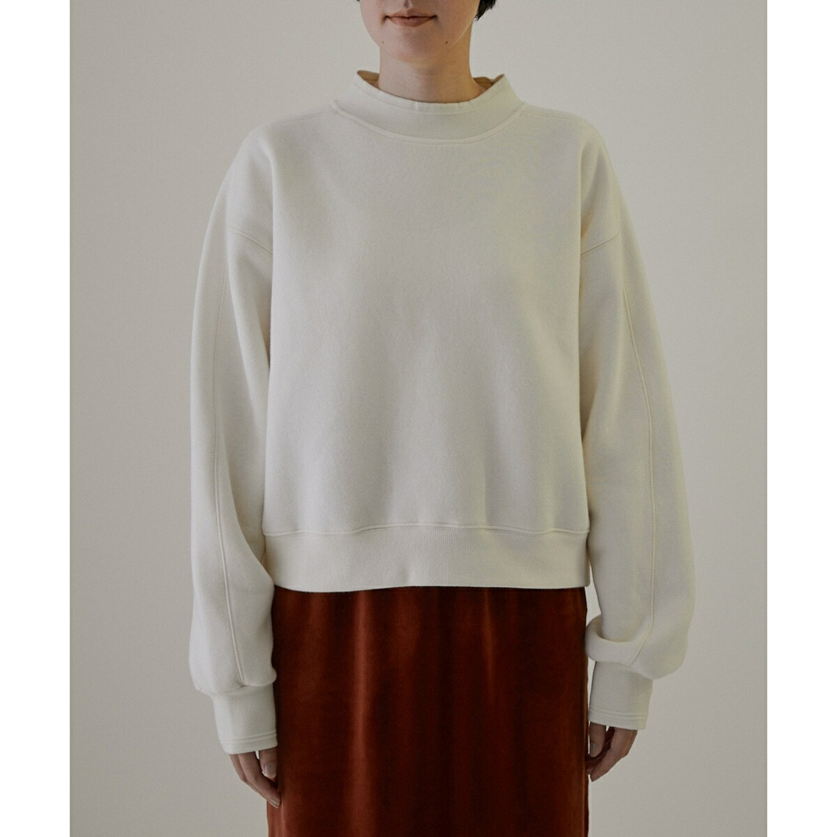 楽天市場】【WEB限定】クロップドスウェットプルオーバー／サロン