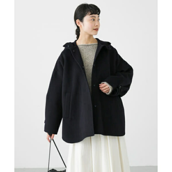 楽天市場】ウールフードショートコート／かぐれ（kagure） : 丸井