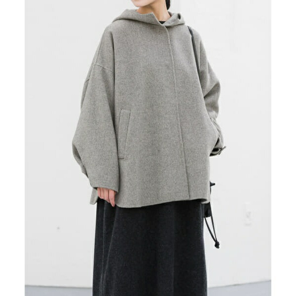 楽天市場】ウールフードショートコート／かぐれ（kagure） : 丸井