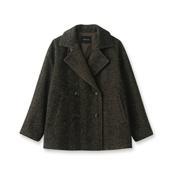 楽天市場】【日本製ゆったり】ミドル丈へリンボンPコート／アン