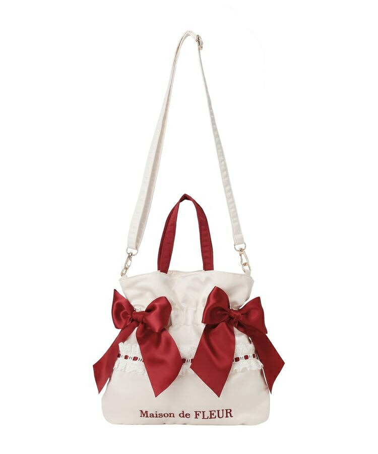 楽天市場】ガトーフレーズダブルリボン2Wayトート／メゾン ド フルール