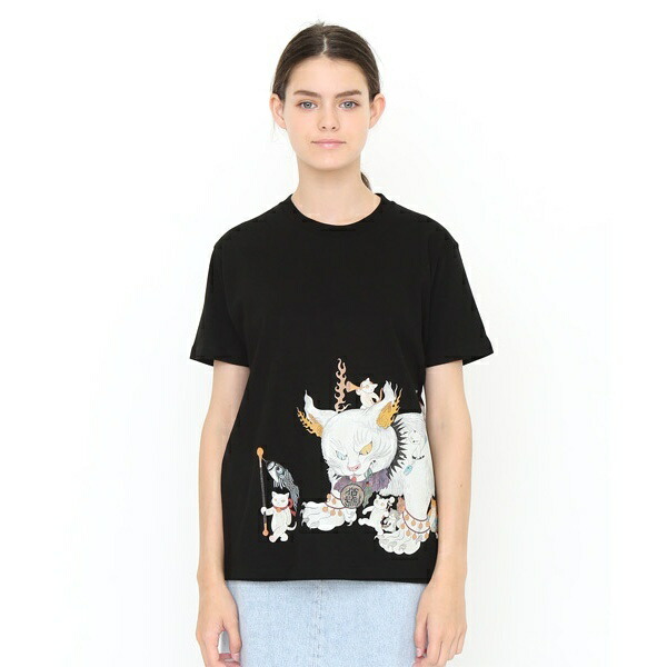 楽天市場】【ユニセックス】コラボレーションTシャツ/鬼子母猫百号