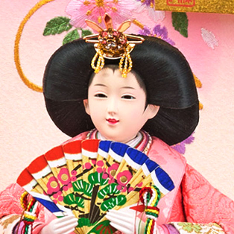 楽天市場】雛人形 ひな人形 雛 ケース飾り 親王飾り 藤翁作 羽衣 三五