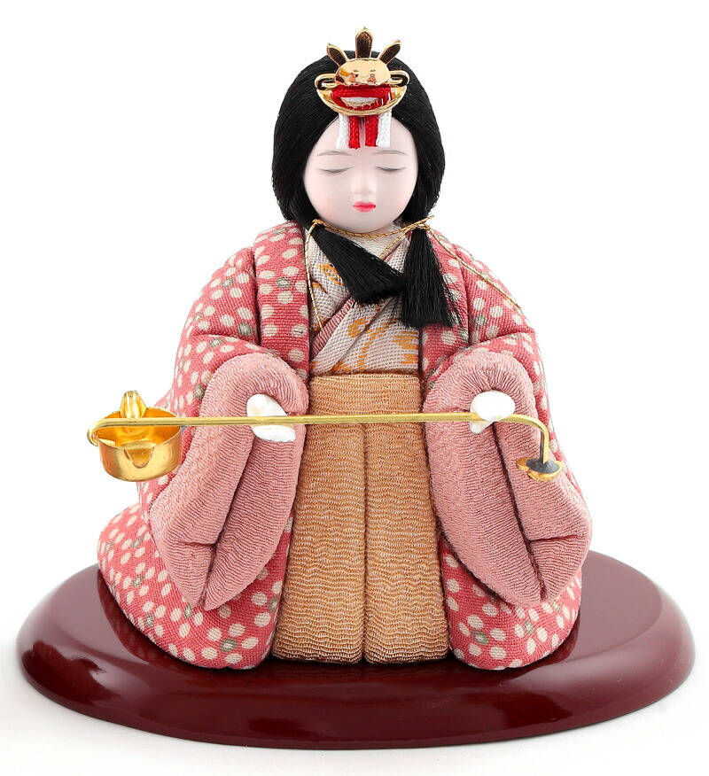 楽天市場】雛人形 コンパクト 一秀 ひな人形 木目込人形飾り 官女単品