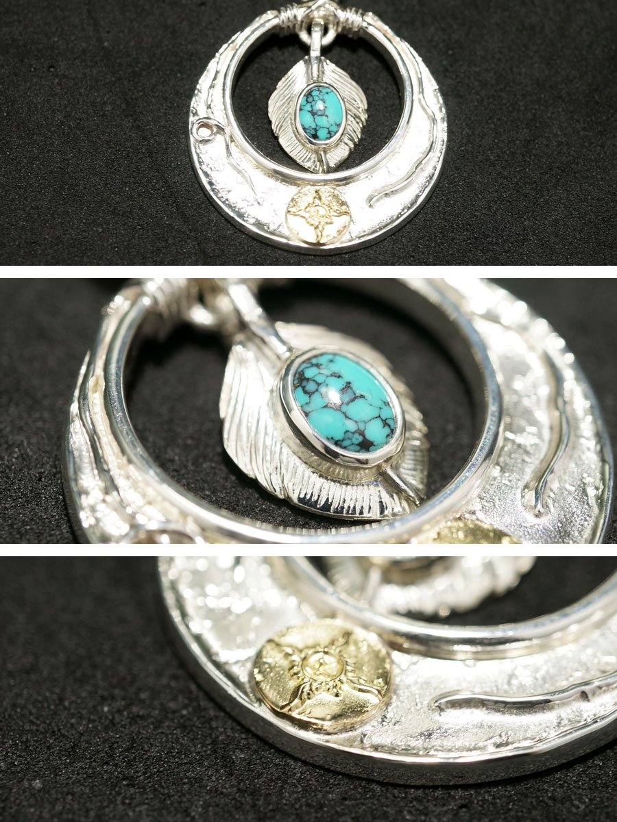 楽天市場】ポイント2倍!!ファーストアローズ K18付 穴抜きターコイズ付