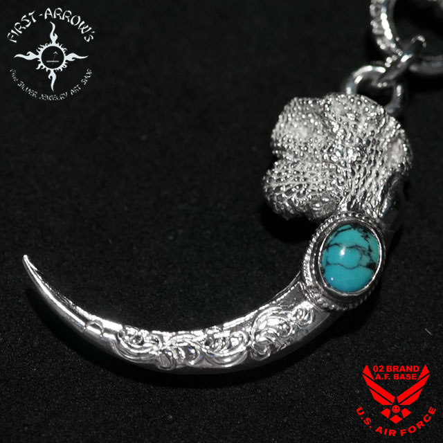 楽天市場】ポイント2倍!!ファーストアローズ ターコイズ付 カラ草彫り