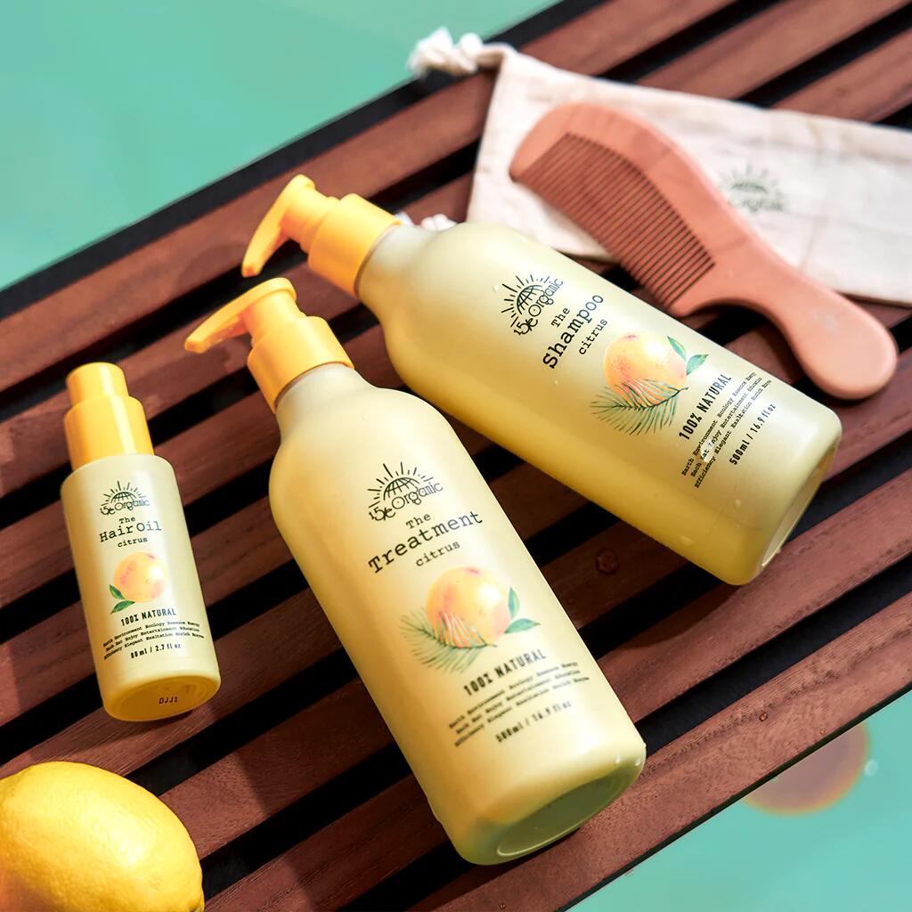 楽天市場】【 15/e organic シャンプー・トリートメント・ヘアオイル 3