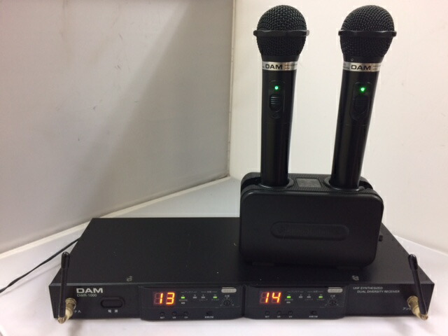 楽天市場】【中古美品】【送料無料】カラオケマイク第一興商電波式