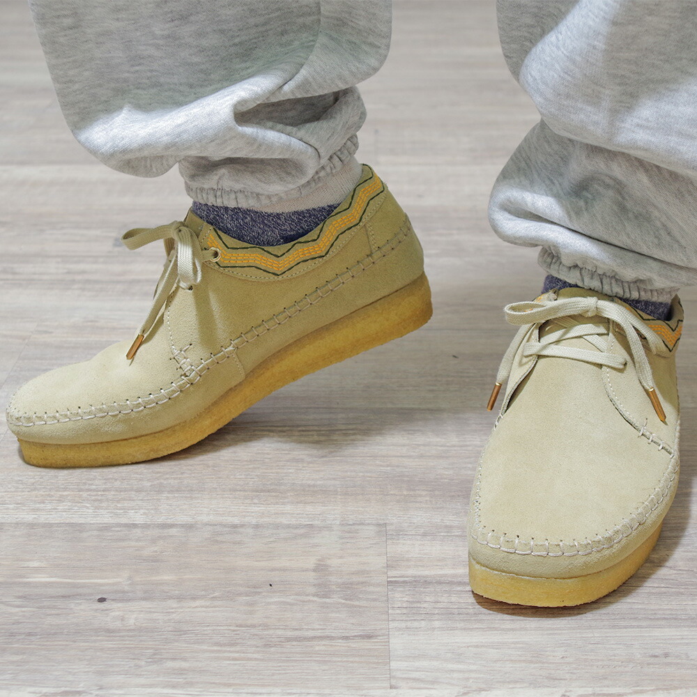 楽天市場】【Clarks(クラークス)】Weaver Maple Suede EMB ウィーバー