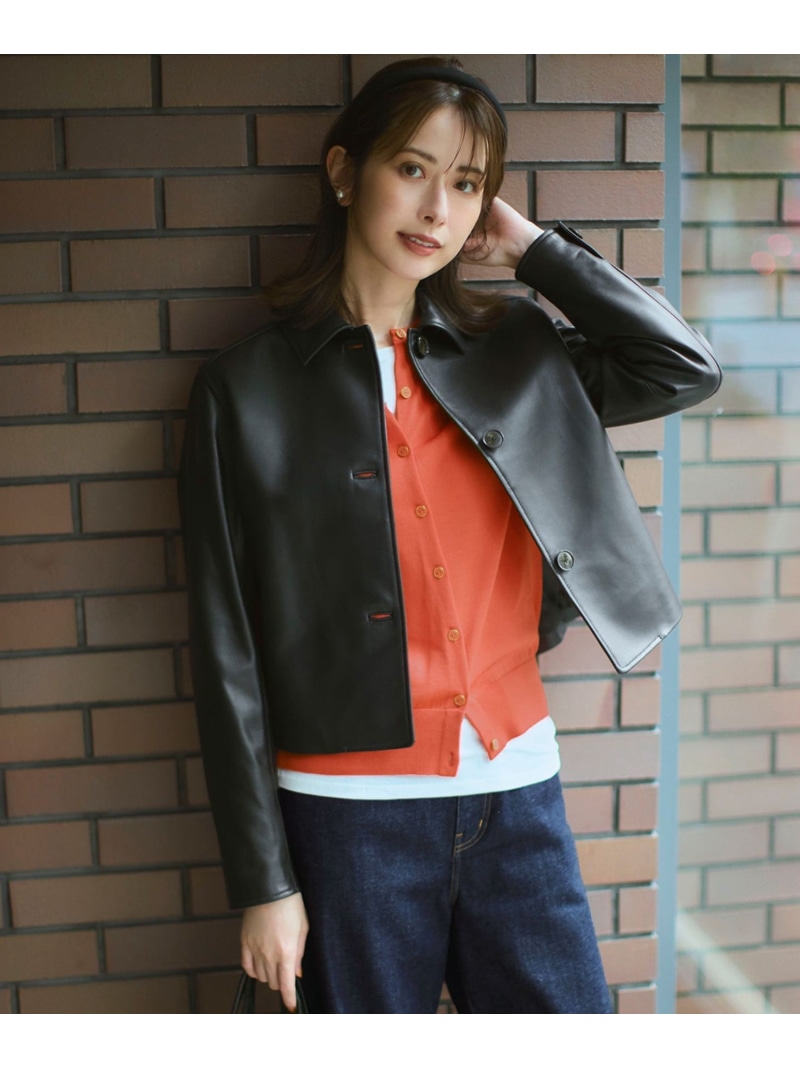 楽天市場】レザー（ブランド23区）（コート・ジャケット｜レディース