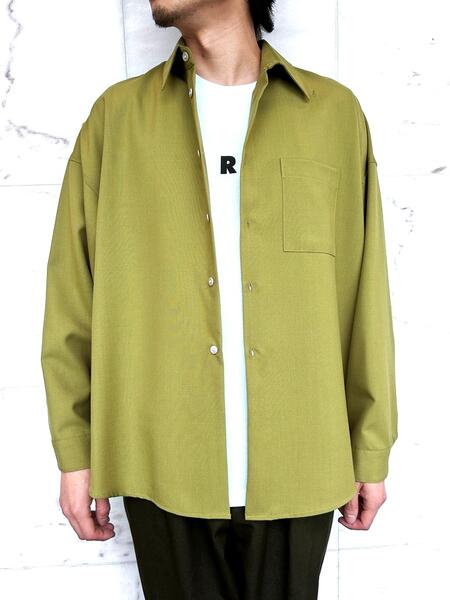 楽天市場】MARNI（マルニ）【GREEN TROPICAL WOOL LONG-SLEEVED SHIRT