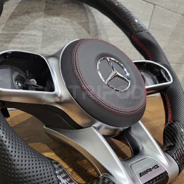 楽天市場】ベンツ Gクラス W463A ゲレンデ カーボン ステアリング