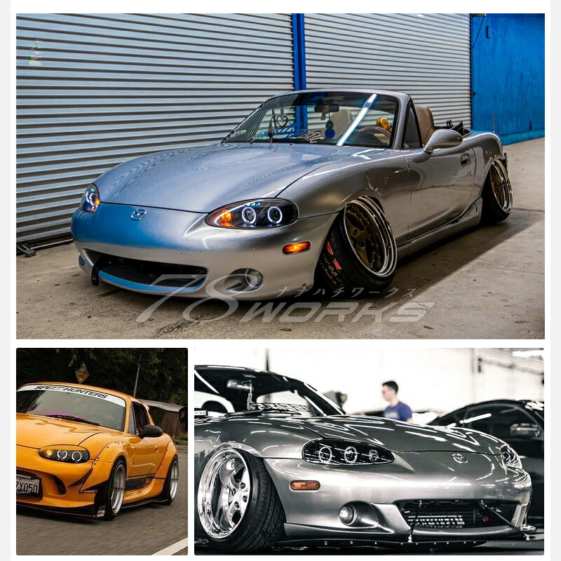 楽天市場】NB6C NB8C NB2 NB3 NB4 ロードスター 後期 LED イカリング