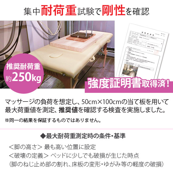 楽天市場】超軽量 折りたたみ マッサージベッド FLY アルミ製 無孔 長