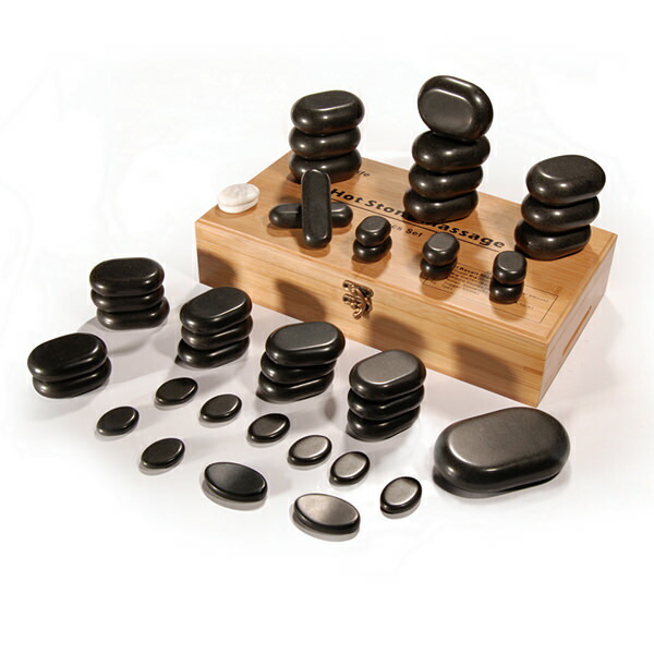 楽天市場】ホットストーン コールドストーン 45個セット ストーン