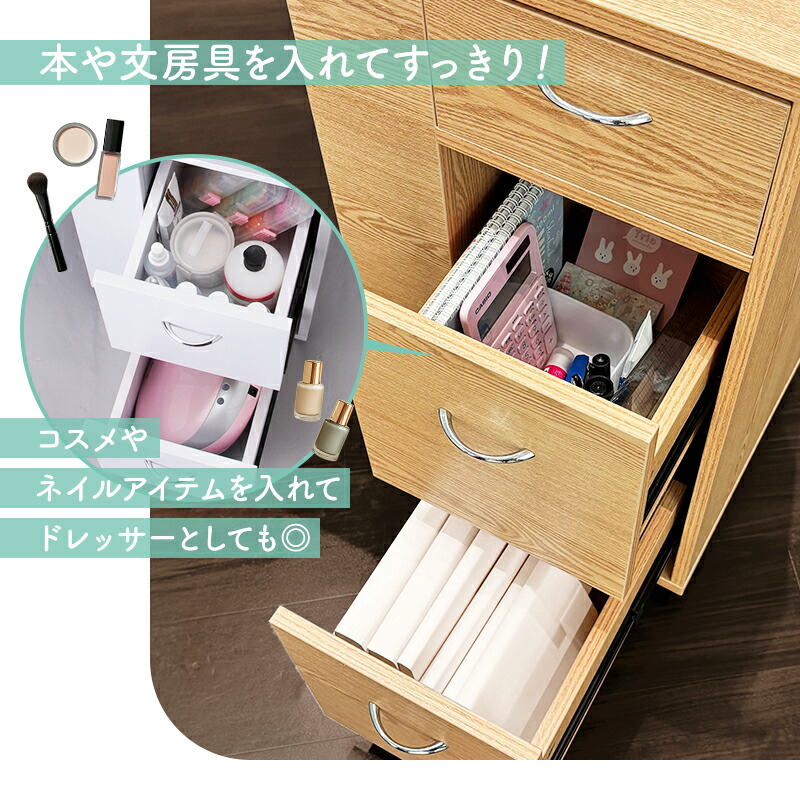 楽天市場】折りたたみ ネイル テーブル デスク 机 キャスター付き