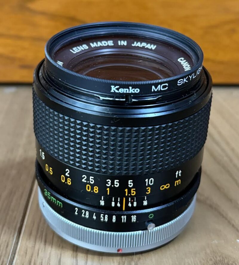 Canon FD 35mm F2 S.S.C レビュー | 赤城山をもっと!!