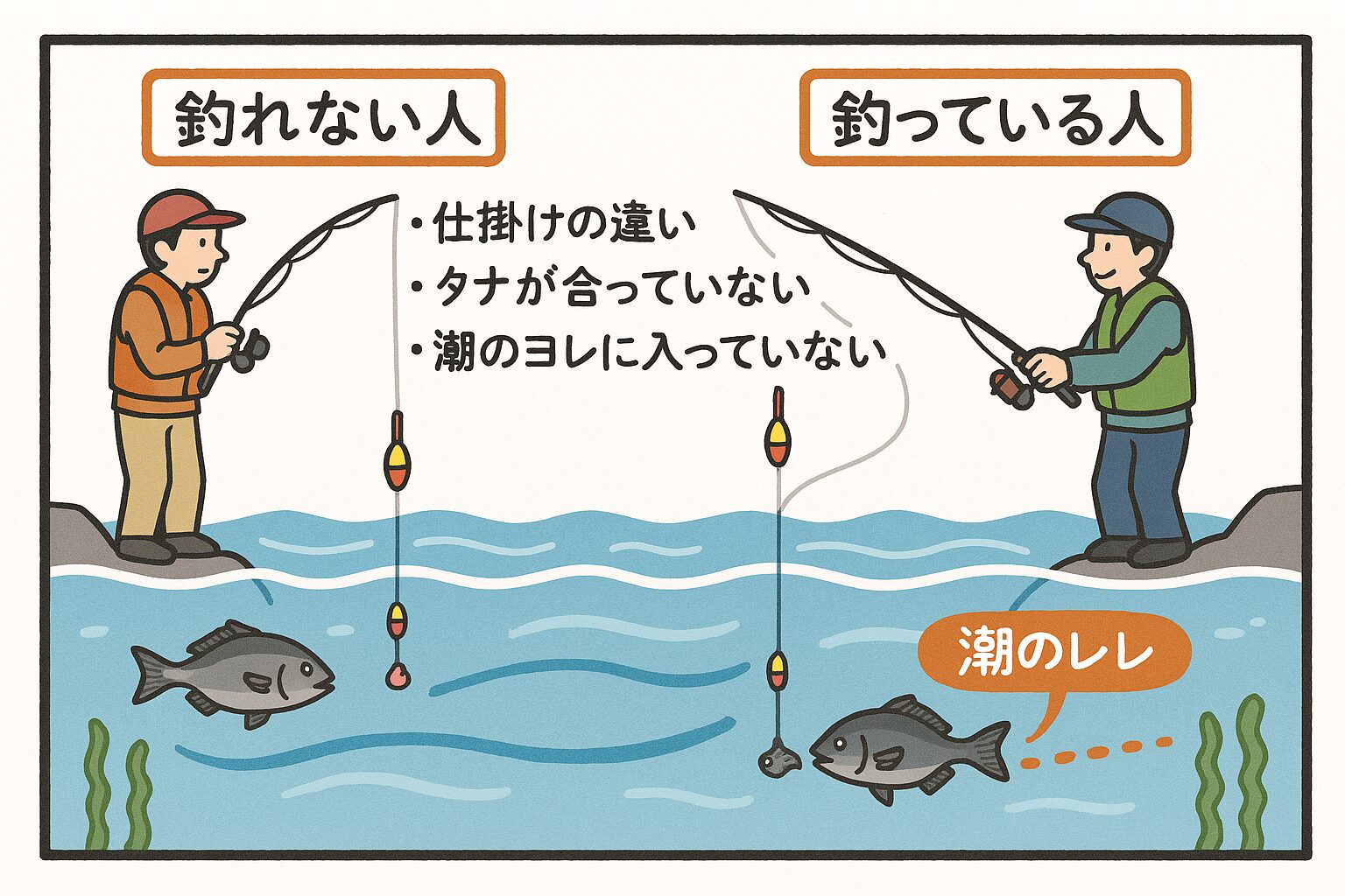 周囲は釣っているのに俺だけ釣れない！？」その理由と事実を徹底解説