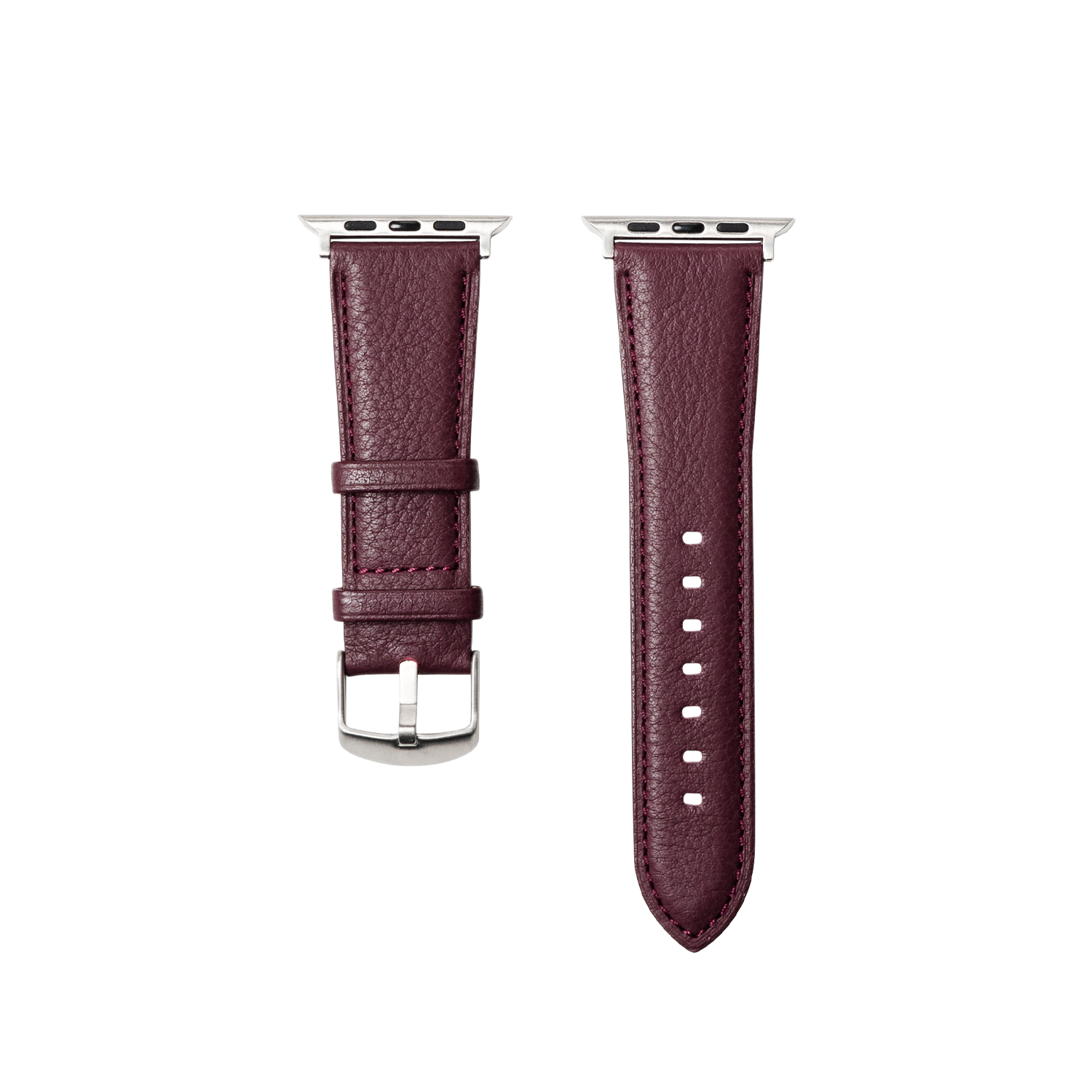 数量限定色】レザーウォッチバンド Apple Watch用（ミディアムグレイン