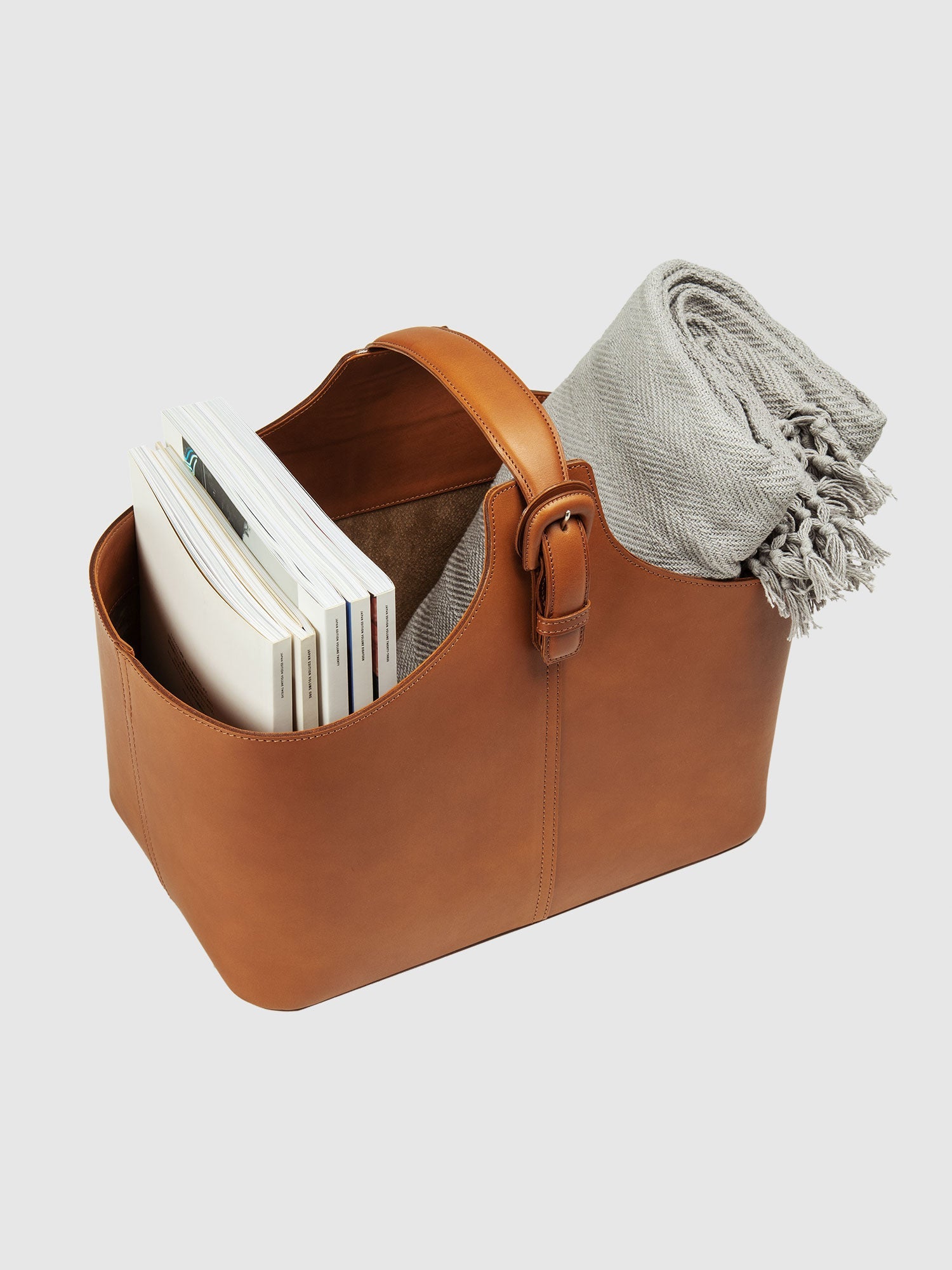 ホームコレクション レザーバスケット Large – インテリア・クラフト