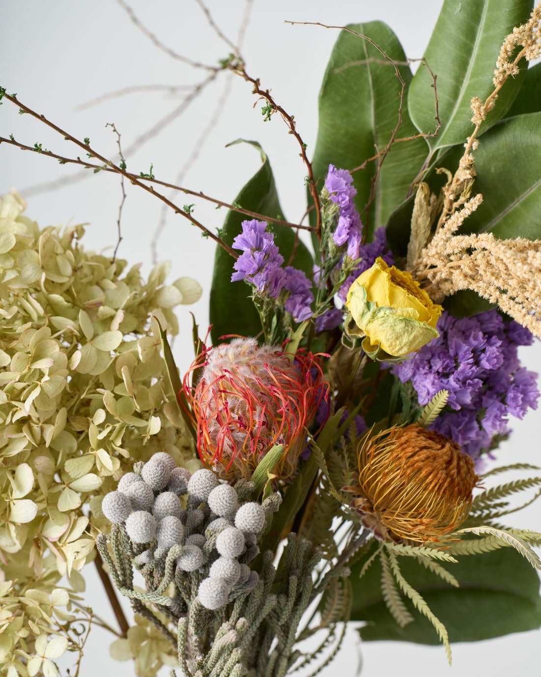 新しい私のための、花支度のブーケ 商品ページ - 土と風の植物園