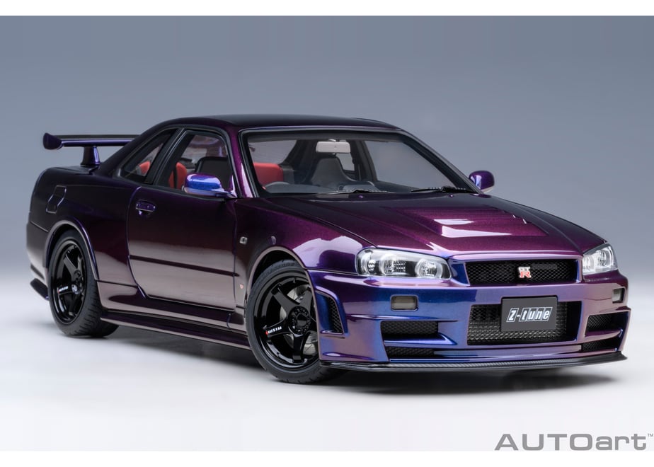 イグニッションモデル R34 GT-R Z-Tune ミッドナイトパープル