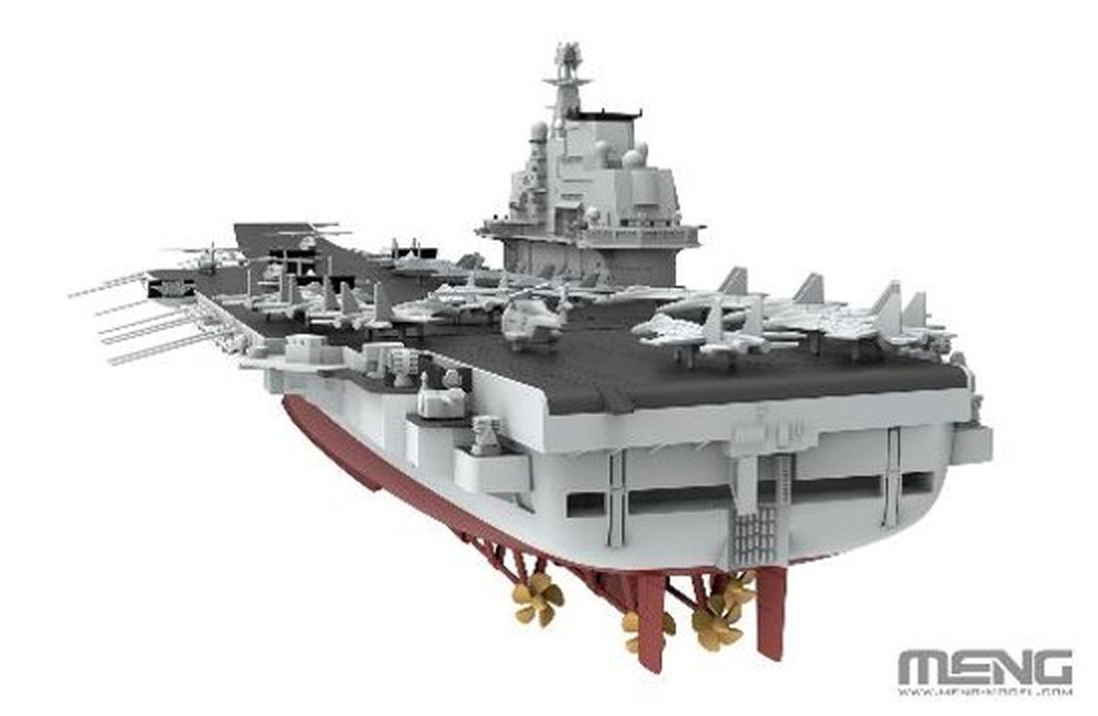 1/700 中国人民解放軍海軍 航空母艦 遼寧【MENPS-010:4897038554218