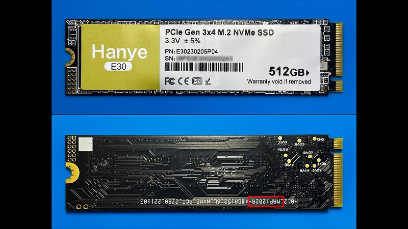 Hanye のNVMe SSD ～ E30 512GBを試してみた！ | ちょうべいのThinkPad
